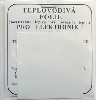 FOLIE TEPLOVODIV SAMOLEPC 58x62mm